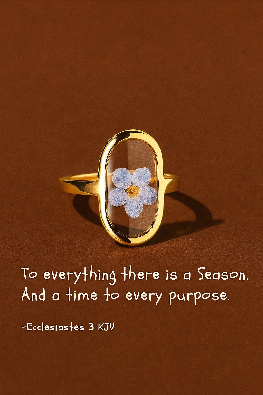 Mustard Seed Faith Ring – Move Mountains Christian Jewelry, "Faith as Small as a Mustard Seed" Gift, Inspirational Christian Ring